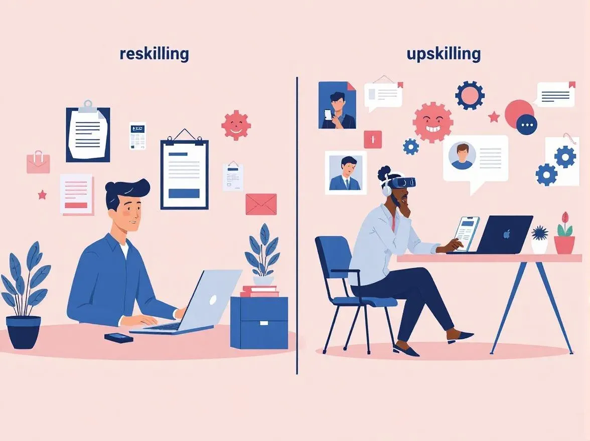 Differences Between Reskilling and Upskilling