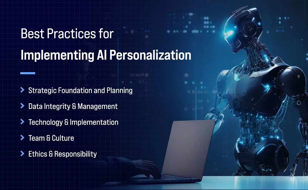 Best Practices for Implementing AI Personalization